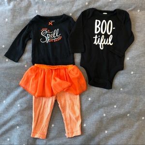 3 piece Halloween outfit, EUC, 6 months